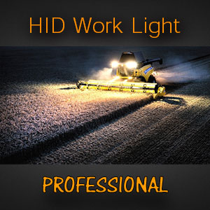 4 Inch Heavy Duty HID Work Light for Tractors | Farm Lights | Mining Trucks