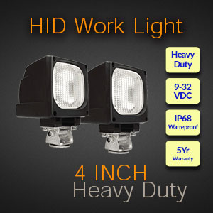 4 Inch Heavy Duty HID Work Light Features