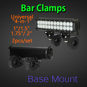 LED Bar Light Clamps | Universal 4-in-1