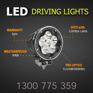 LED Driving Light - 5 Inch 60 Watt - Heavy Duty Features