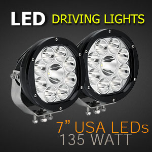 LED Spot Light 7 Inch 135 Watt