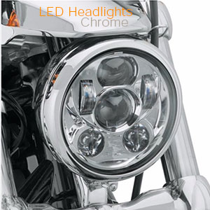 5 Inch Chrome LED Headlamps
