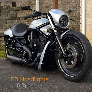 Harley Davidson 5 Inch LED Headlight Lamps