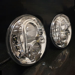 7 Inch Round LED Headlight | 80 Watt PRO