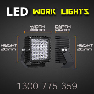 LED Work Light | Heavy Duty 8 Inch 360 Watt Dimensions