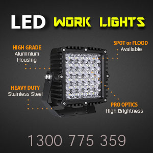 LED Work Light | Heavy Duty 8 Inch 360 Watt Features