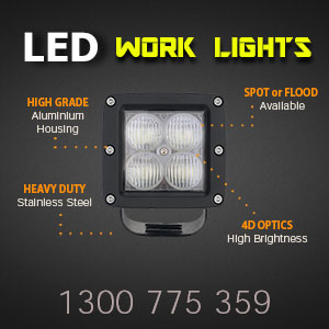LED Work Light | 3 Inch 40 Watt 4D Optics Features