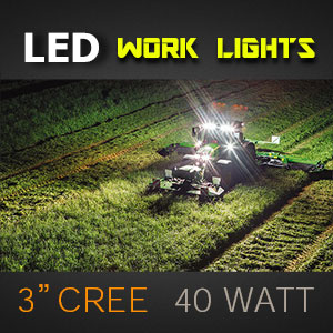 LED Work Light | 3 Inch 40 Watt Illumination