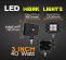 LED Work Light | Flush Mount | 3 Inch 40 Watt Spot Flood Beam Thumb