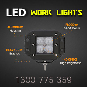 LED Work Light | Flush Mount | 3 Inch 40 Watt Reverse Light Features