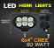 LED Work Light | 6 Inch 60 Watt Dimensions Thumb
