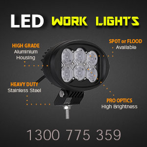 LED Work Light | Oval 4x6 Inch 60 Watt Features