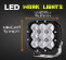LED Work Light | 5 Inch 90 Watt Dimensions Thumb