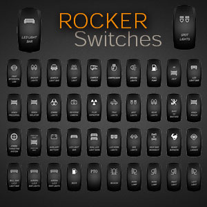 Rocker Switches for LED Light Bars