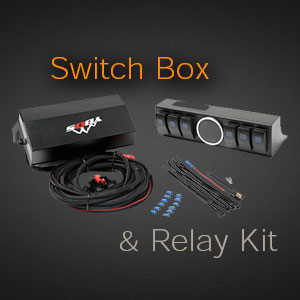 Rocker Switch Panel Box and Relay Kit